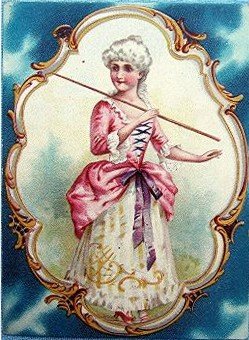 Bo-Peep Trade Card Front - Circa 1900