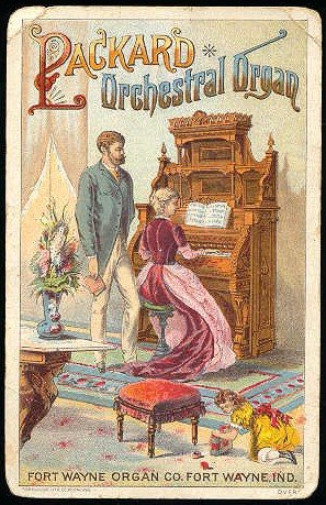 Packard Trade Card Parlor Scene 